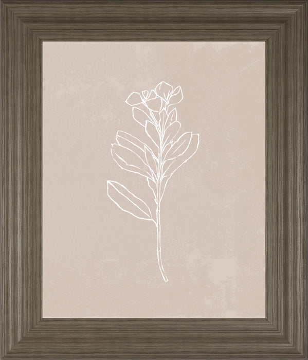 22x26 Blush Bloom I By Annie Warren - Beige