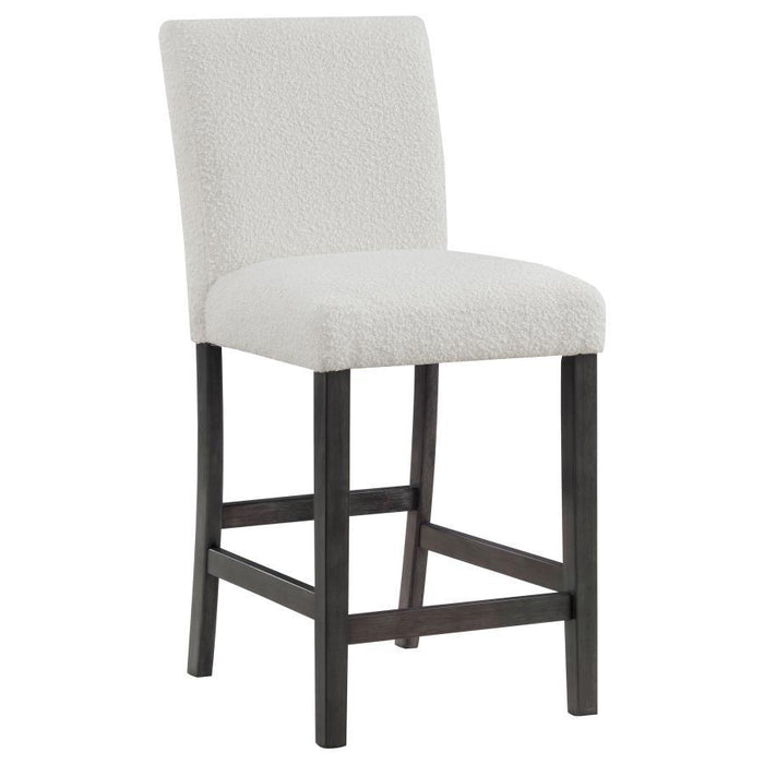 Alba - Boucle Upholstered Counter Height Dining Chair (Set of 2)