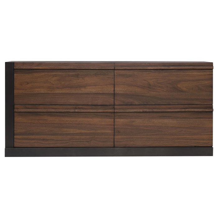 Azalia - 4-Drawer Dresser - Walnut