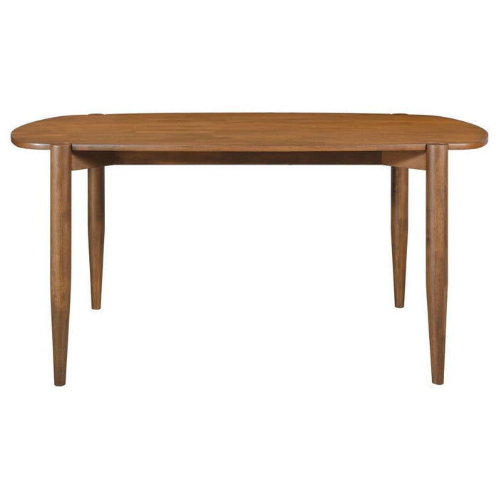 Dortch - Oval Solid Wood Dining Table - Walnut