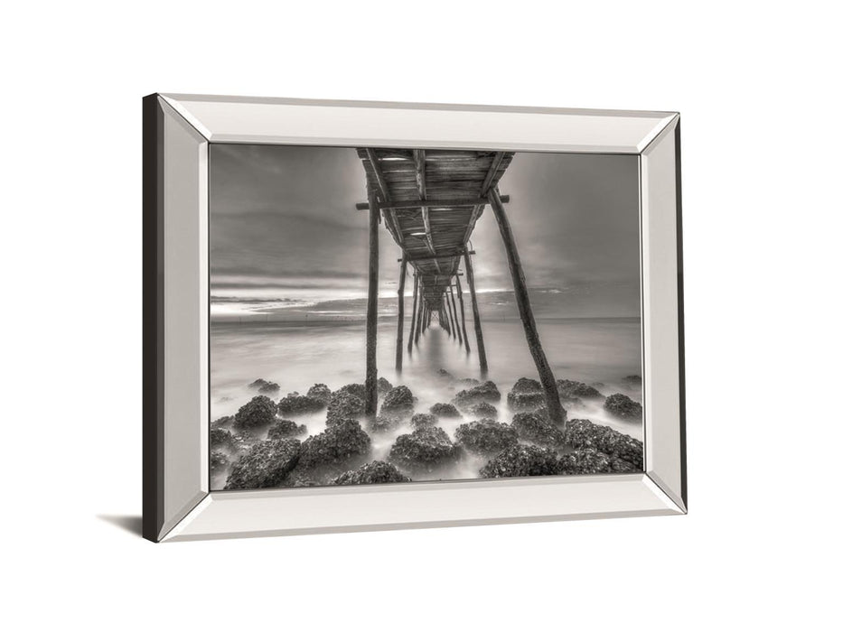 Beneath The Bamboo By Nhiem Hoang The - Mirror Framed Print Wall Art - Dark Gray