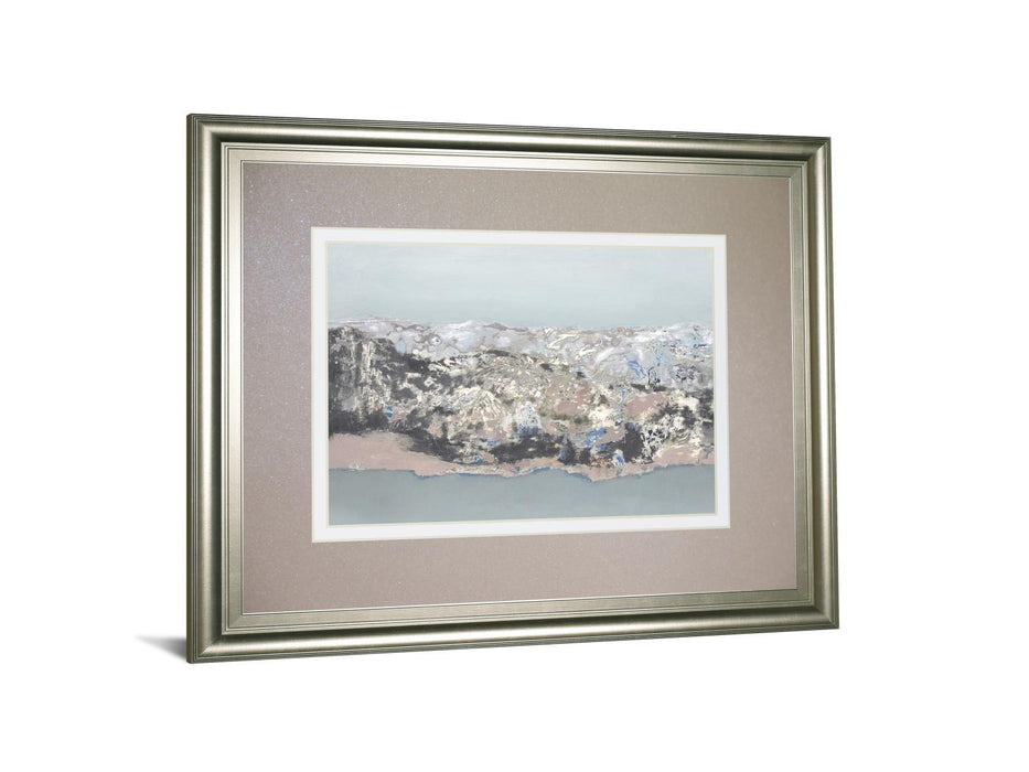 Terrain By Caroline Gold - Framed Print Wall Art - White