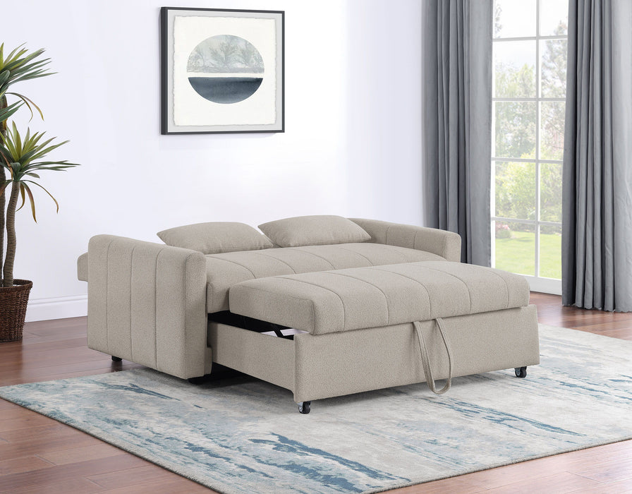 Portland - Boucle Upholstered Sleeper Sofa Bed