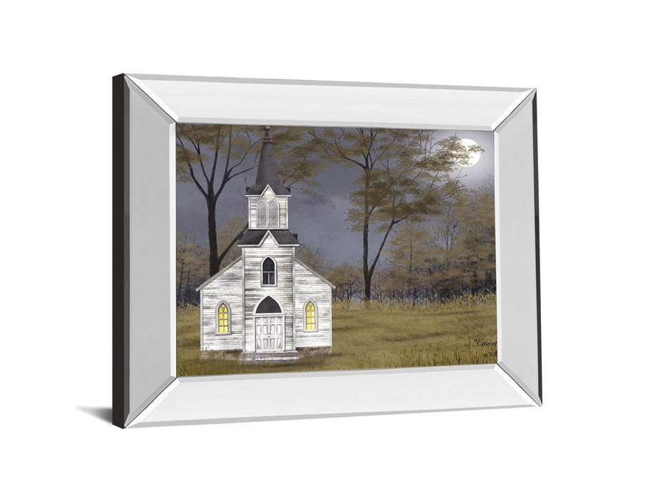 Evening Prayer By Billy Jacobs - Mirror Framed Print Wall Art - Green