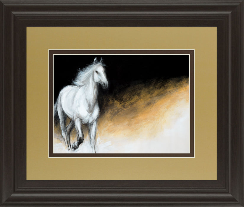 Light And Dark By Milenko Katic - Framed Print Wall Art - White