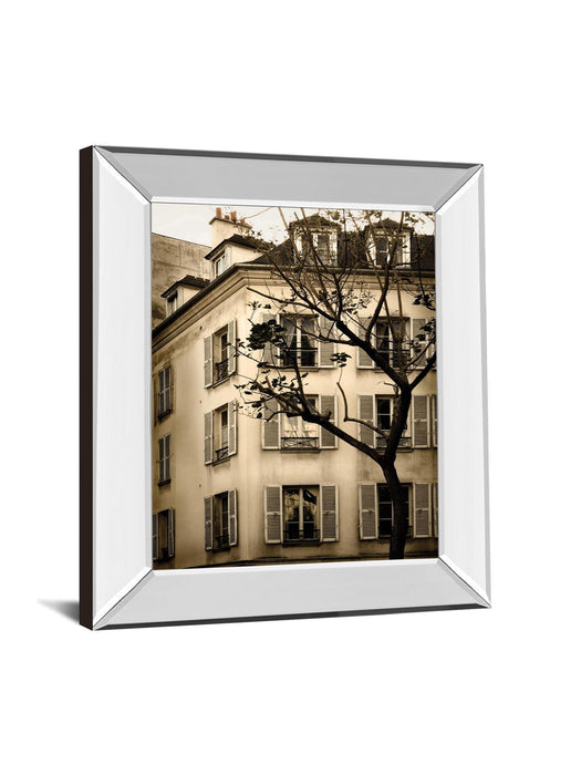 Latin Quarter I By Milla White - Mirror Framed Print Wall Art - Black