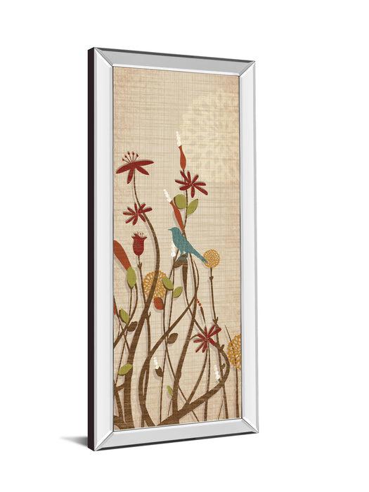 Meadows Fairgrounds II By Tandi Venter - Mirrored Frame Wall Art - Beige