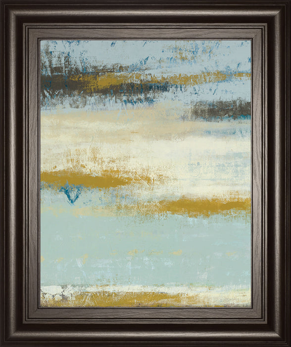 Ocean View By Vindedzis - Framed Print Wall Art - Blue