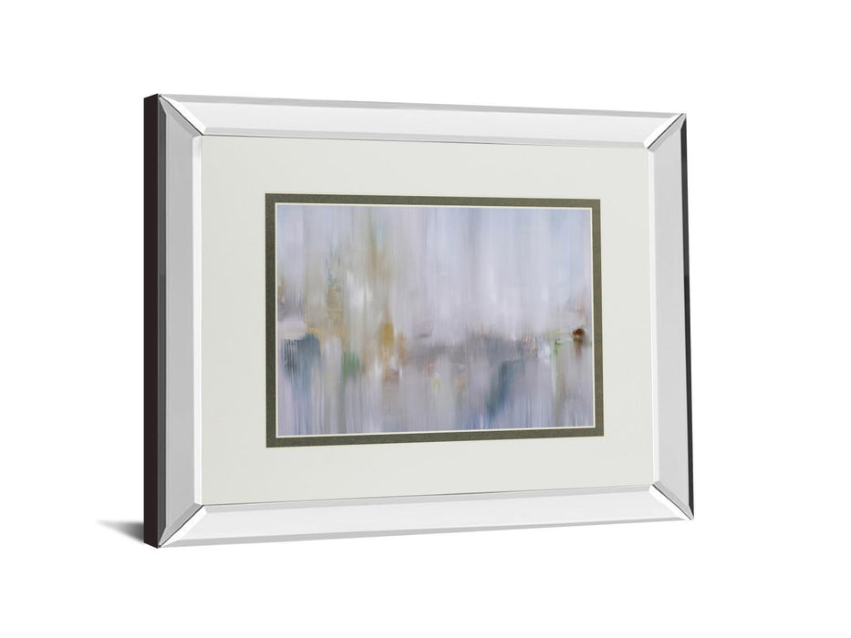 Infinite Reflections By Jacueline Ellens Mirrored Frame - Purple