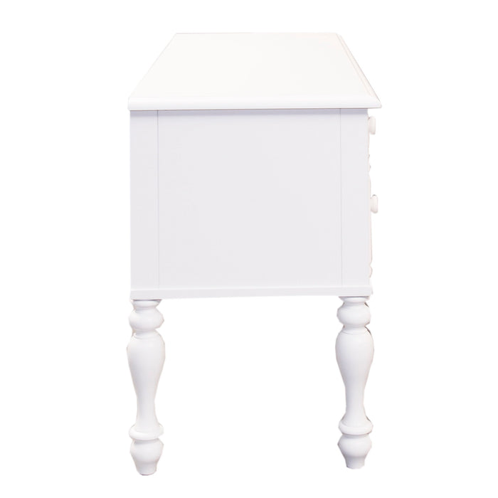 Summer House - Wood Vanity Desk - White