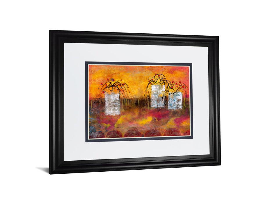 Old Boxes IV By Elliot - Framed Print Wall Art - Orange