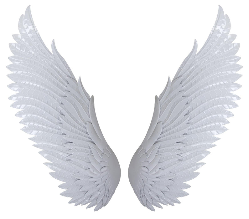 Metal Wall Decor Wings - Light Blue