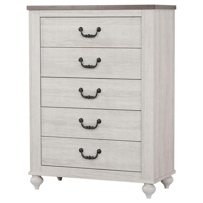 Stillwood - 5-Drawer Bedroom Chest - Vintage Linen