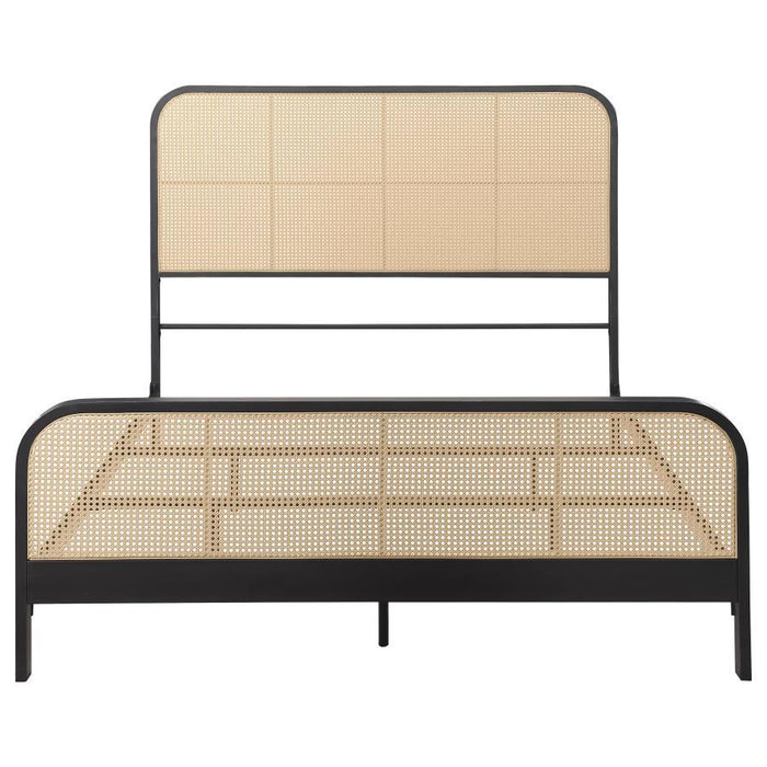 Lanewood - Open Cane Rattan Metal Bed