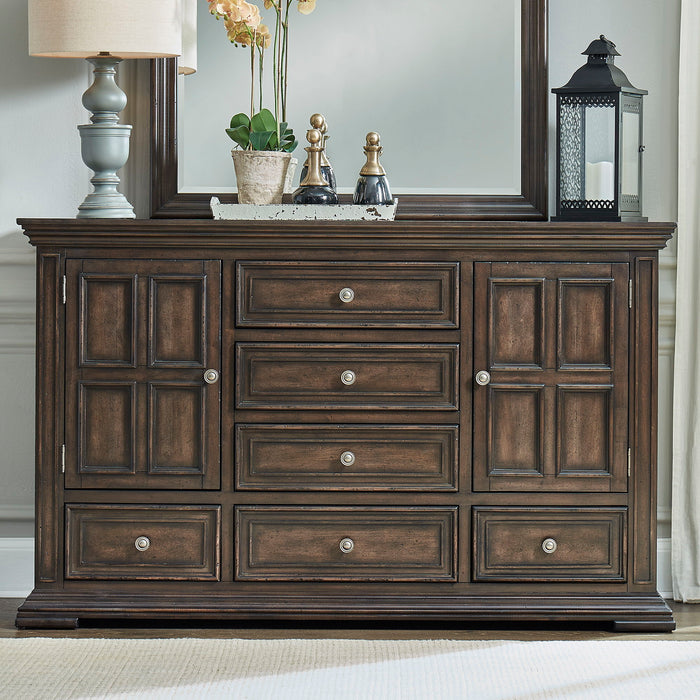 Big Valley - 2 Door 6 Drawer Dresser