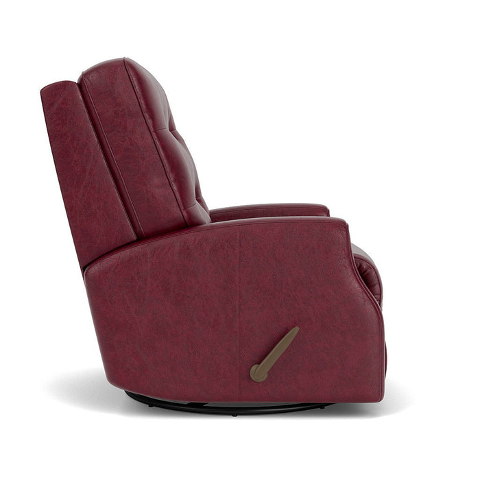 Devon - Swivel Gliding Recliner - Leather