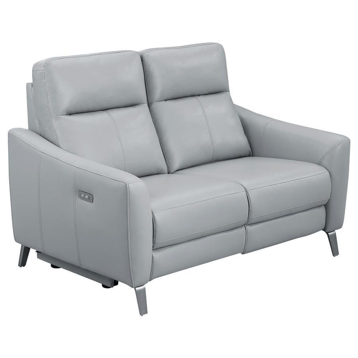 Derek - Upholstered Power Reclining Loveseat