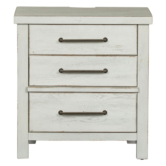 Modern Farmhouse - 3 Drawer Night Stand