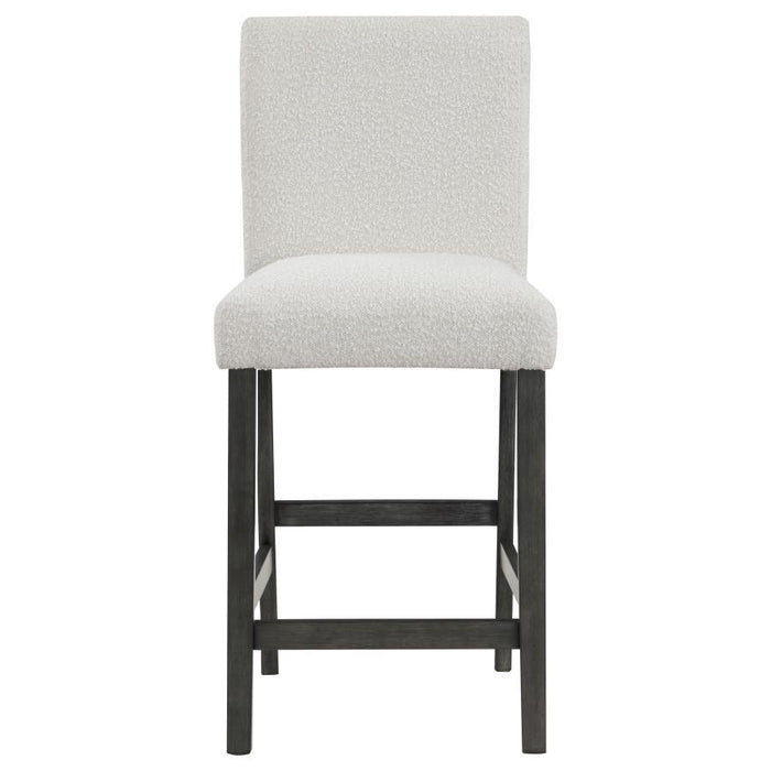 Alba - Boucle Upholstered Counter Height Dining Chair (Set of 2)