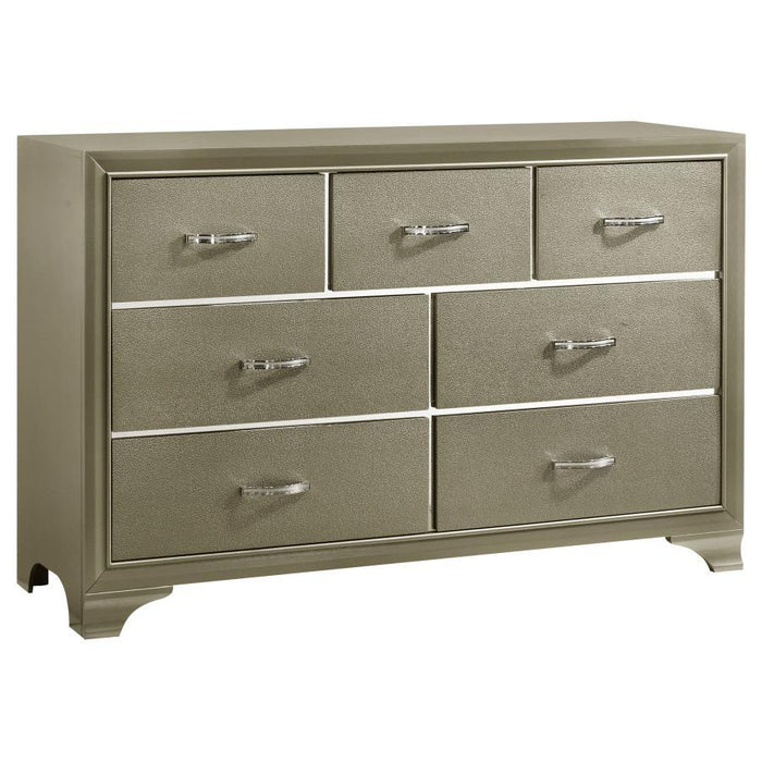 Beaumont - 7-Drawer Dresser - Champagne