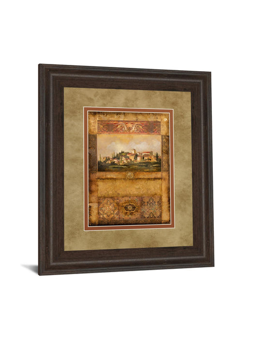 Centimento I By Douglas - Framed Print Wall Art - Dark Brown