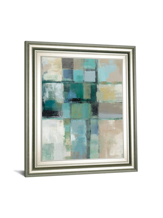 Island Hues Crop 2 By Sylvia Vassileva - Framed Print Wall Art - Green