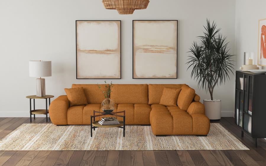 Camacho - Upholstered Chaise Sectional Sofa