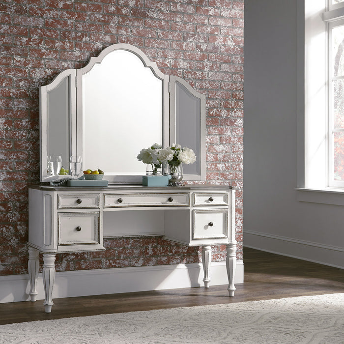 Magnolia Manor - 3 Piece Vanity Set - White