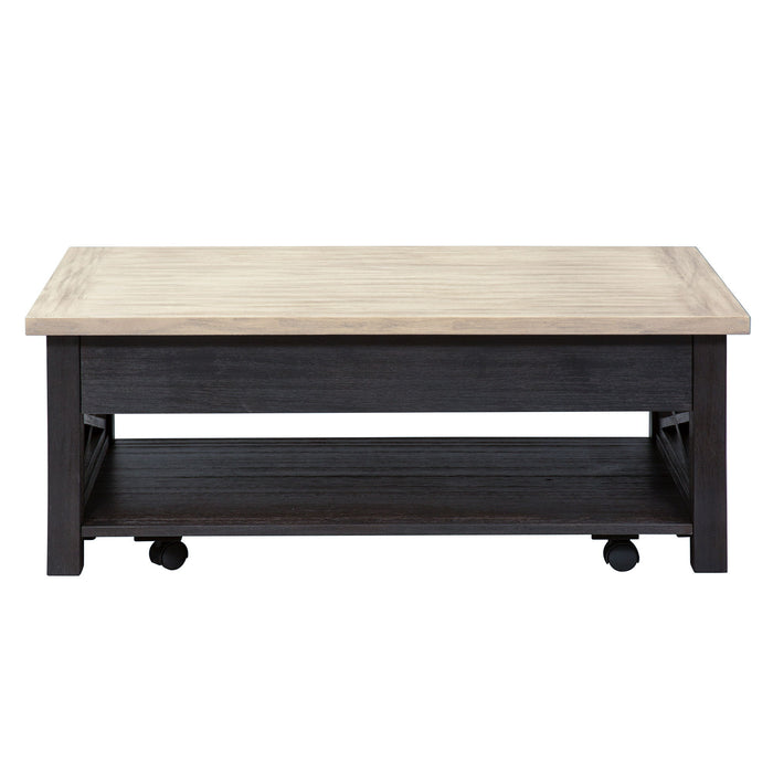 Heatherbrook - Lift Top Cocktail Table - Black