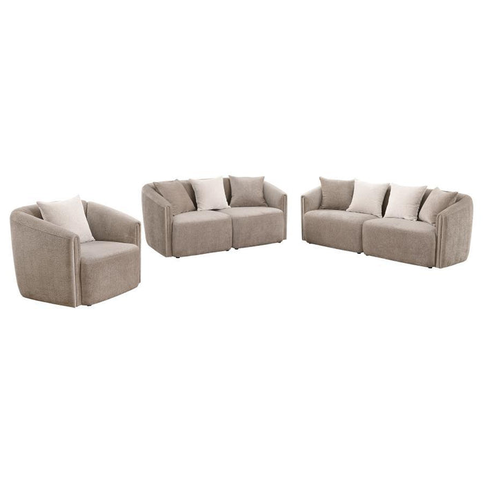 Townsend - Chenille Upholstered Sofa Set