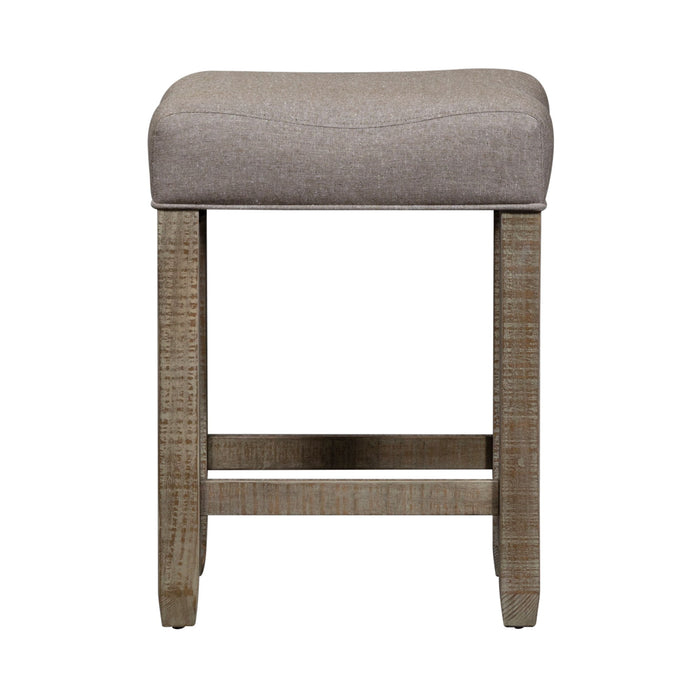 Parkland Falls - Upholstered Console Stool - Light Brown