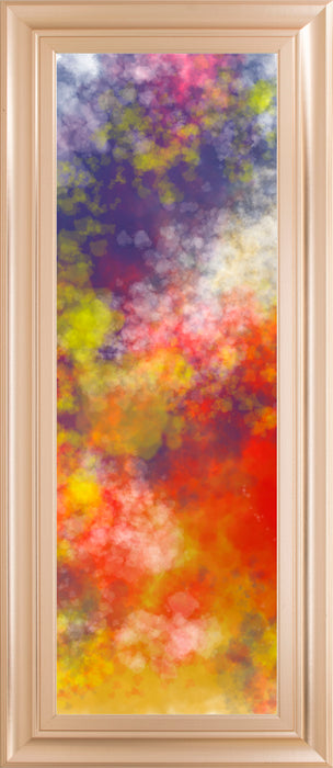 Vapor I. A By Jason Johnson - Framed Print Wall Art - Red