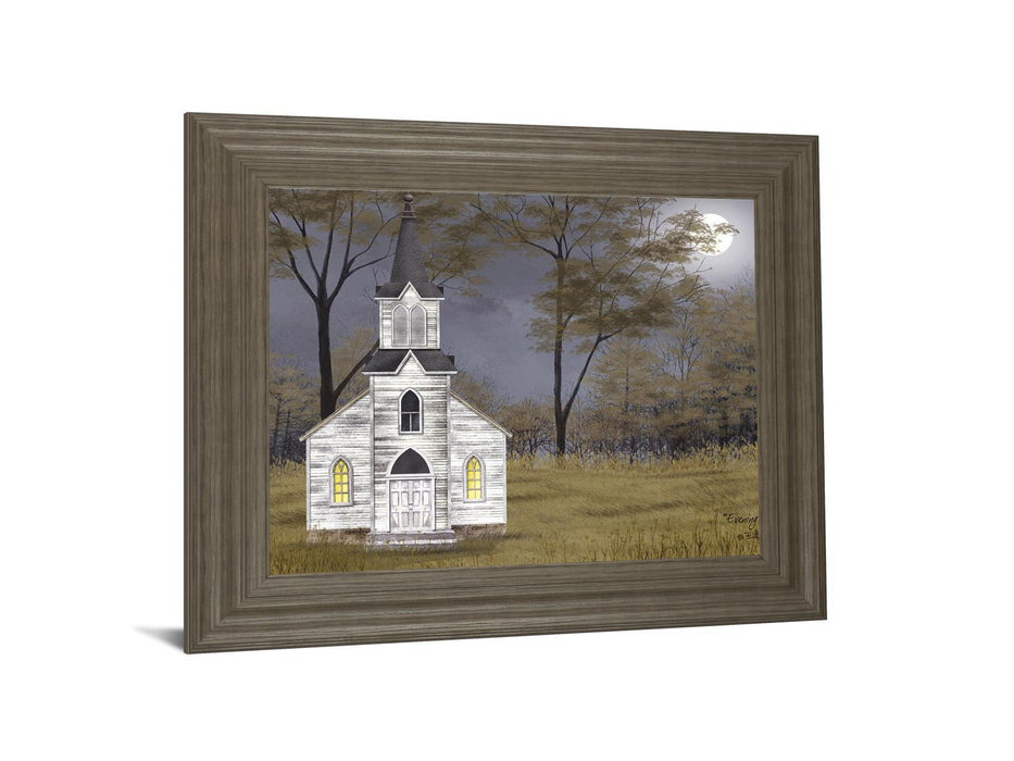 Evening Prayer By Billy Jacobs - Framed Print Wall Art - Green