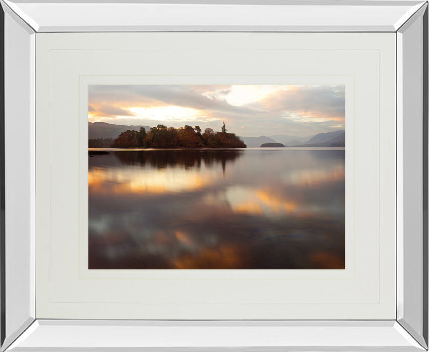 Golden Lake By Peter Adams - Print Wall Art - Gold