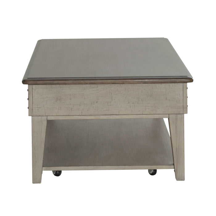 Ivy Hollow - Drawer Cocktail Table - White