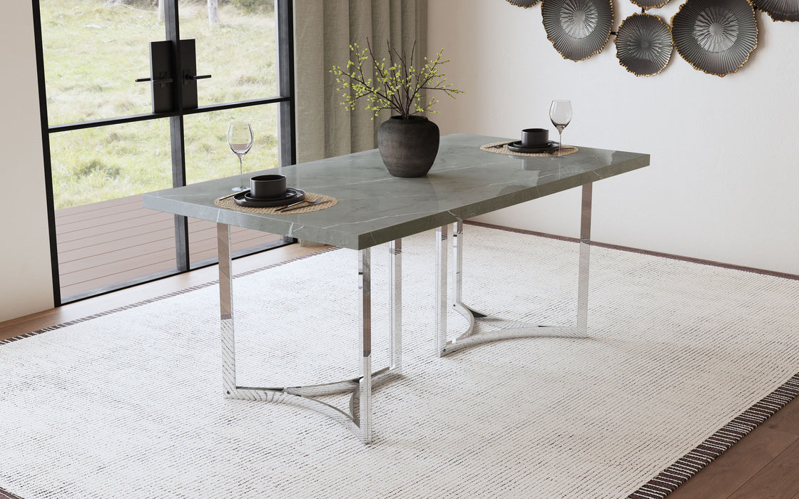 Sterling - Rectangular Dining Table - Gray