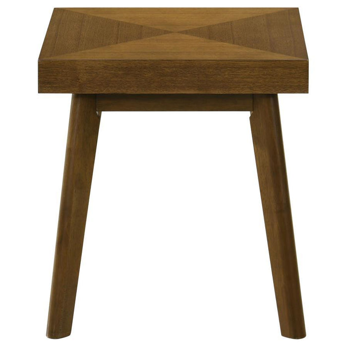 Westerly - Square Wood Side End Table - Walnut Brown