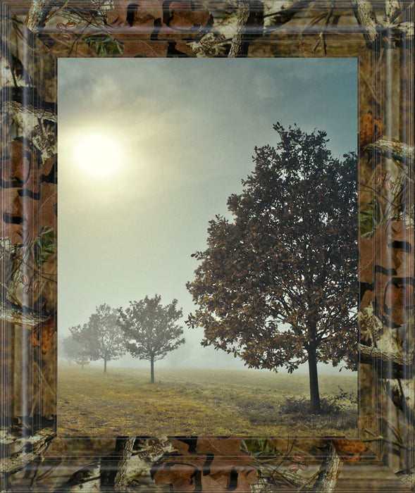 It's A New Day By Frank, A - Framed Print Wall Art - Dark Green