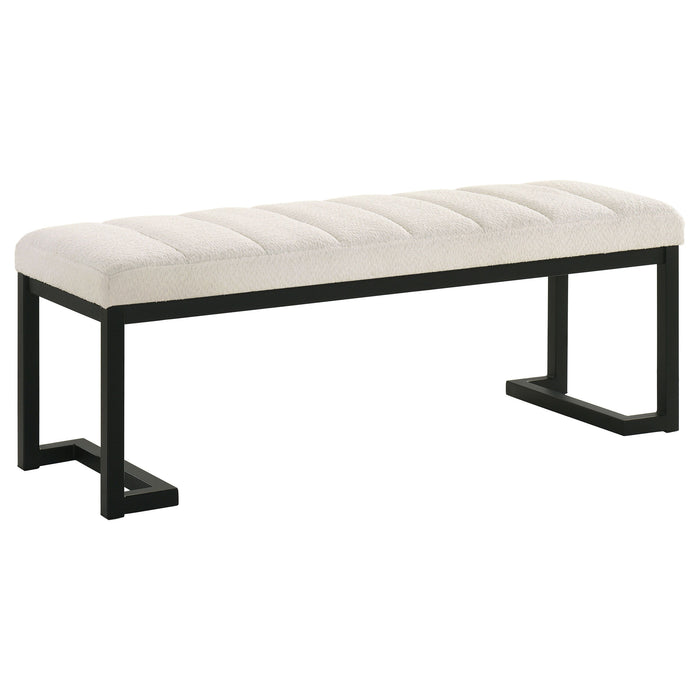 Mesa - Boucle Upholstered Tufted Accent Bench