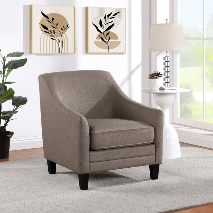 Liam - Upholstered Sloped Arm Accent Club Chair