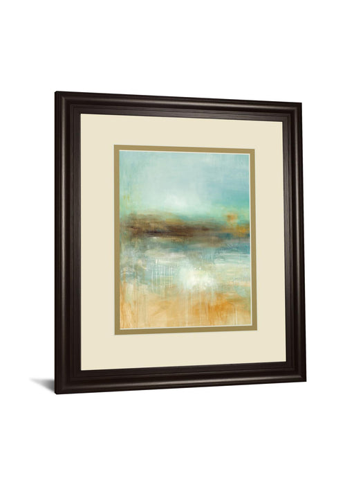 Let The Summer Sun Shine By Pasion - Framed Print Wall Art - Blue