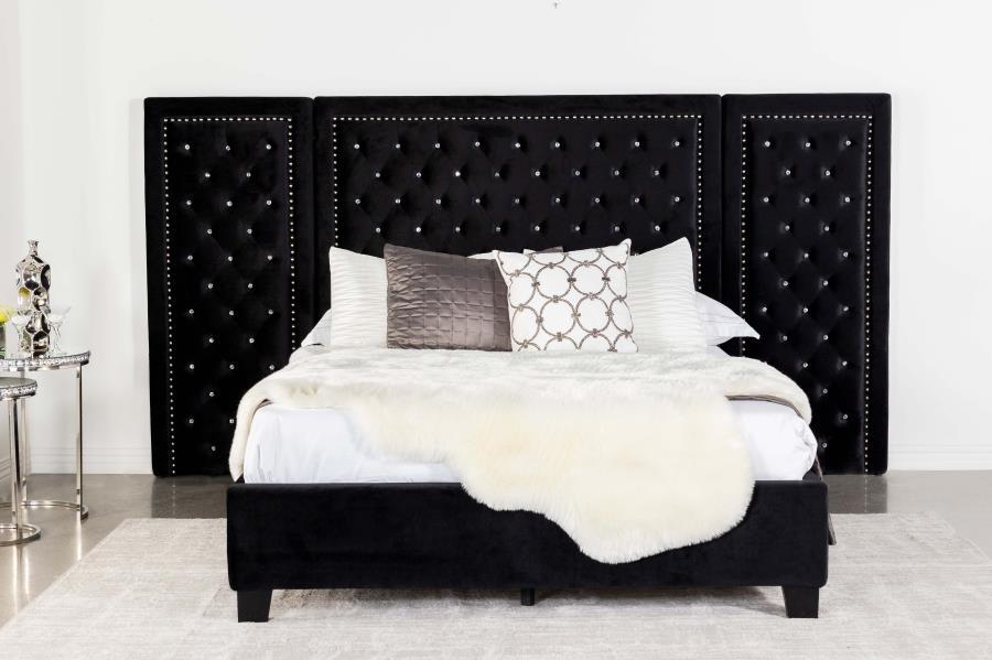 Hailey - Upholstered Wall Panel Bed