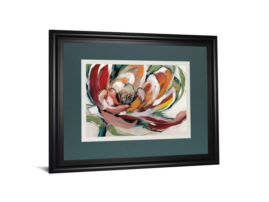 Bloomed I By Fitsimmons, A. - Framed Print Wall Art - Red