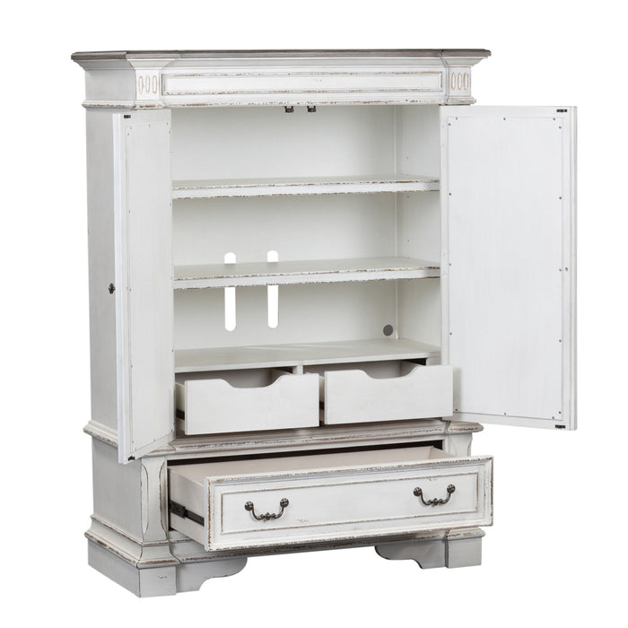 Abbey Park - Mirrored Door Chest - White