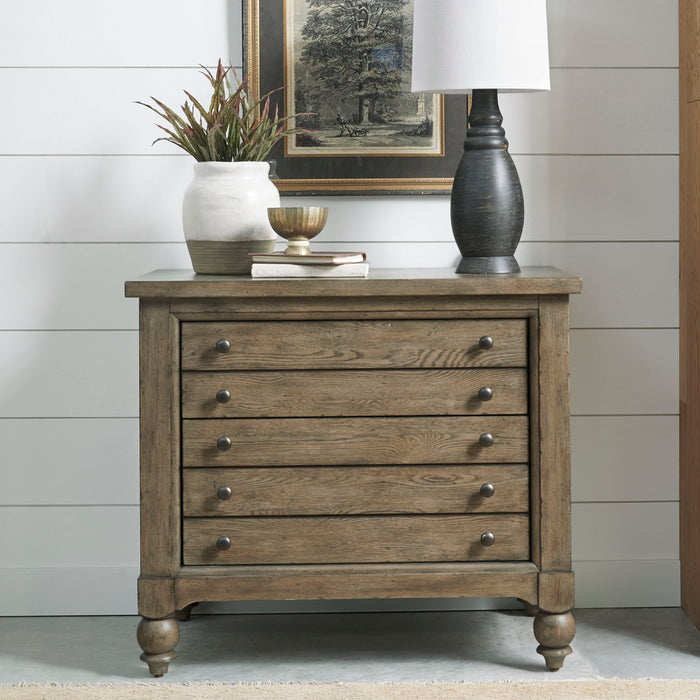 Americana Farmhouse - Lateral File Cabinet - Light Brown