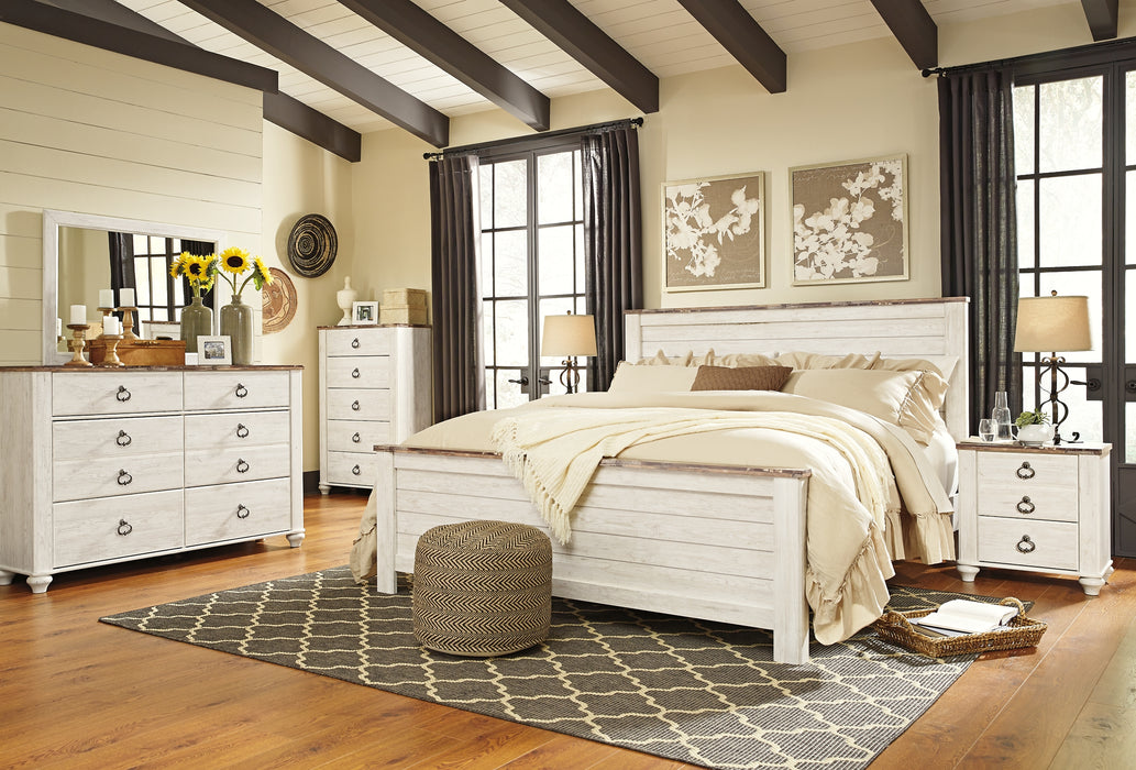 Willowton  Panel Bed