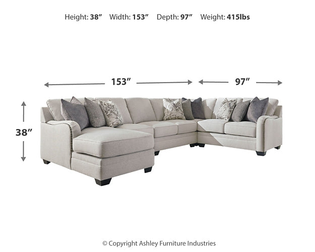 Dellara 5-Piece Sectional with Chaise