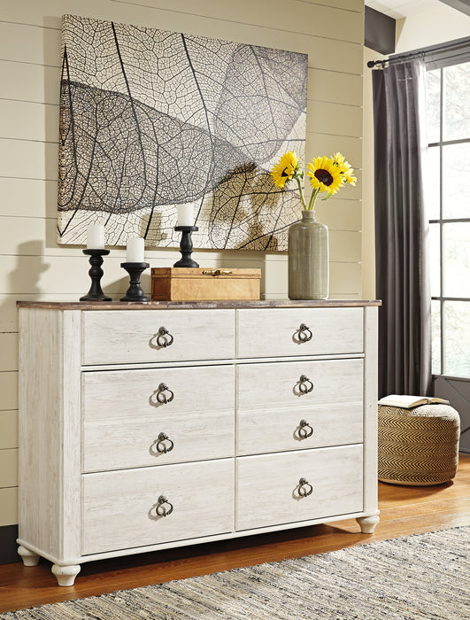 Willowton Six Drawer Dresser