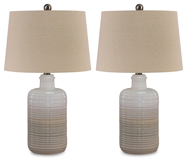 Marnina Ceramic Table Lamp (2/CN)