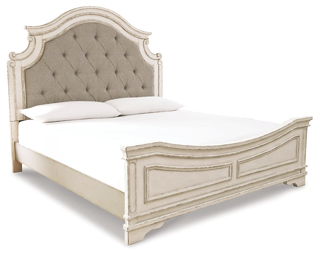 Realyn  Upholstered Panel Bed